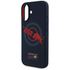 Etui Red Bull HC Silicone ORBR20 Logo Red Lining do iPhone 16 MagSafe granatowy