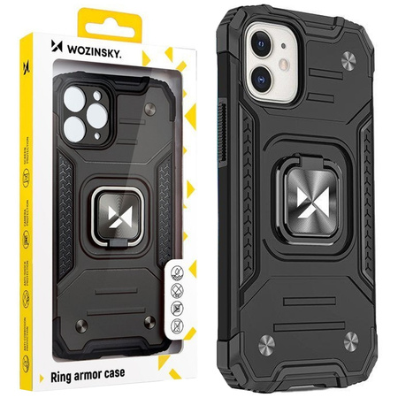 WOZINSKY RING ARMOR ETUI PANCERNE DO IPHONE 14 Z MAGNETYCZNYM UCHWYTEM