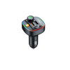 Devia transmiter FM Smart Bluetooth MP3 ładowarka samochodowa PD 30W 1x USB-C 2x USB 3A czarny