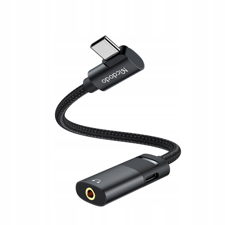 MCDODO ADAPTER USB-C MINI JACK 3,5MM PRZEJŚCIÓWKA KABEL AUX DO SAMSUNG DAC
