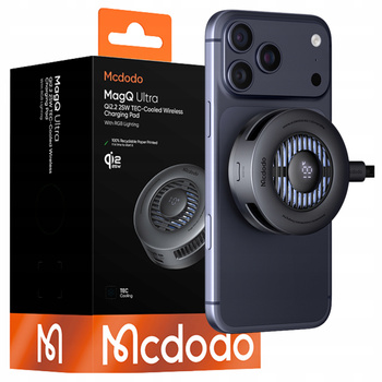 MCDODO ŁADOWARKA INDUKCYJNA BEZPRZEWODOWA DO MAGSAFE TELEFONU CHŁODZĄCA