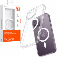 MCDODO ETUI MAGNETYCZNE CLEAR CASE WZMOCNIONE DO MAGSAFE IPHONE 14 PLUS
